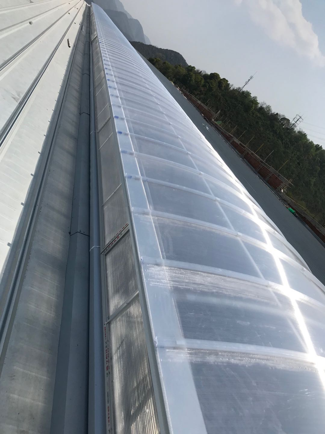 锁扣型圆拱形排烟天窗